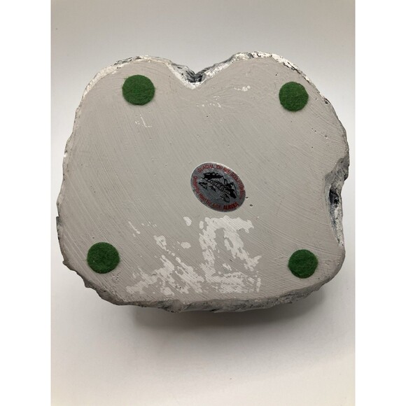 Child And Dog Glacial Ice Age Native American Sculpture Made In Alaska ACE - Picture 4 of 8